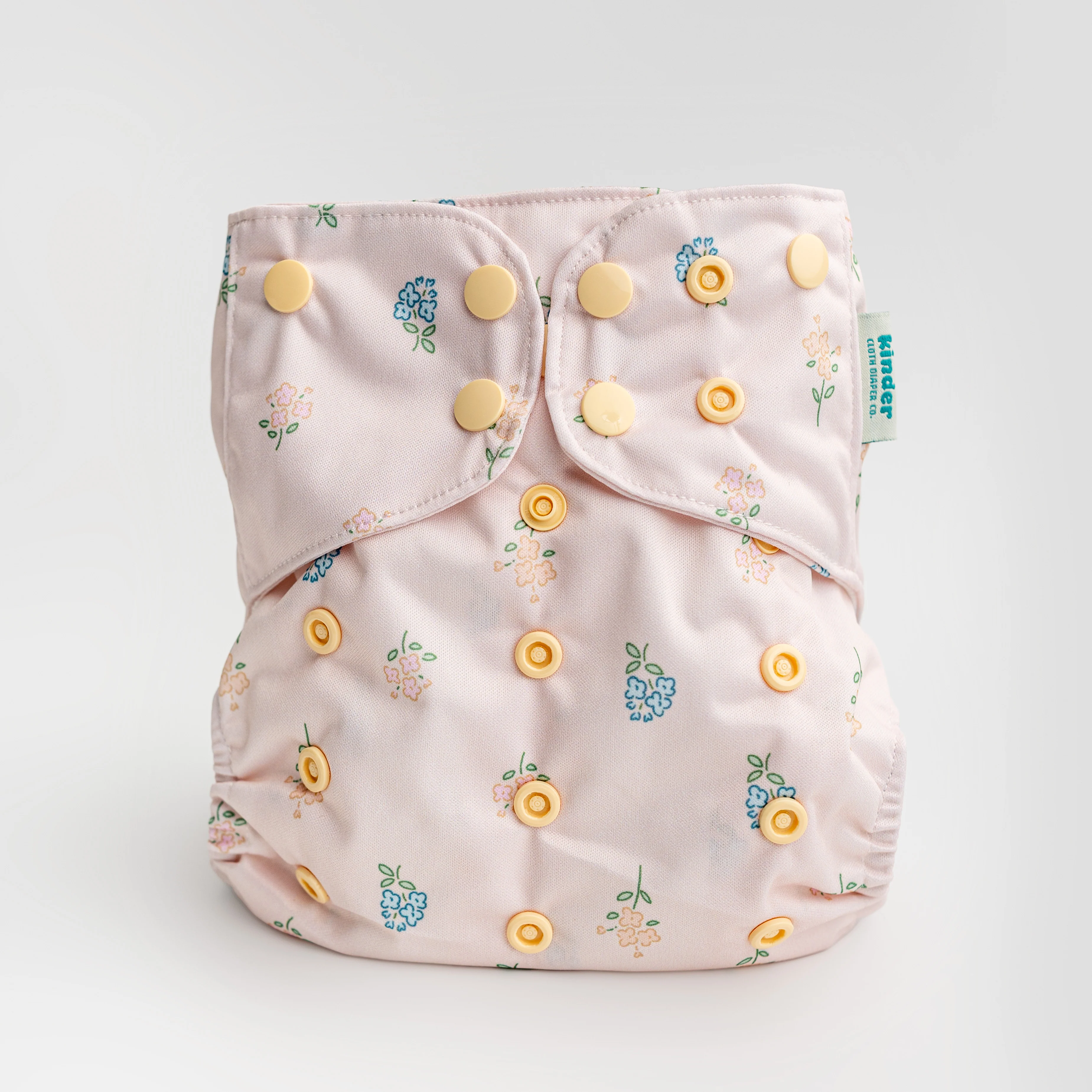 Floral: Essentials Pocket Cloth Diaper with Athletic Wicking Jersey, Grows with your Baby - Image 76