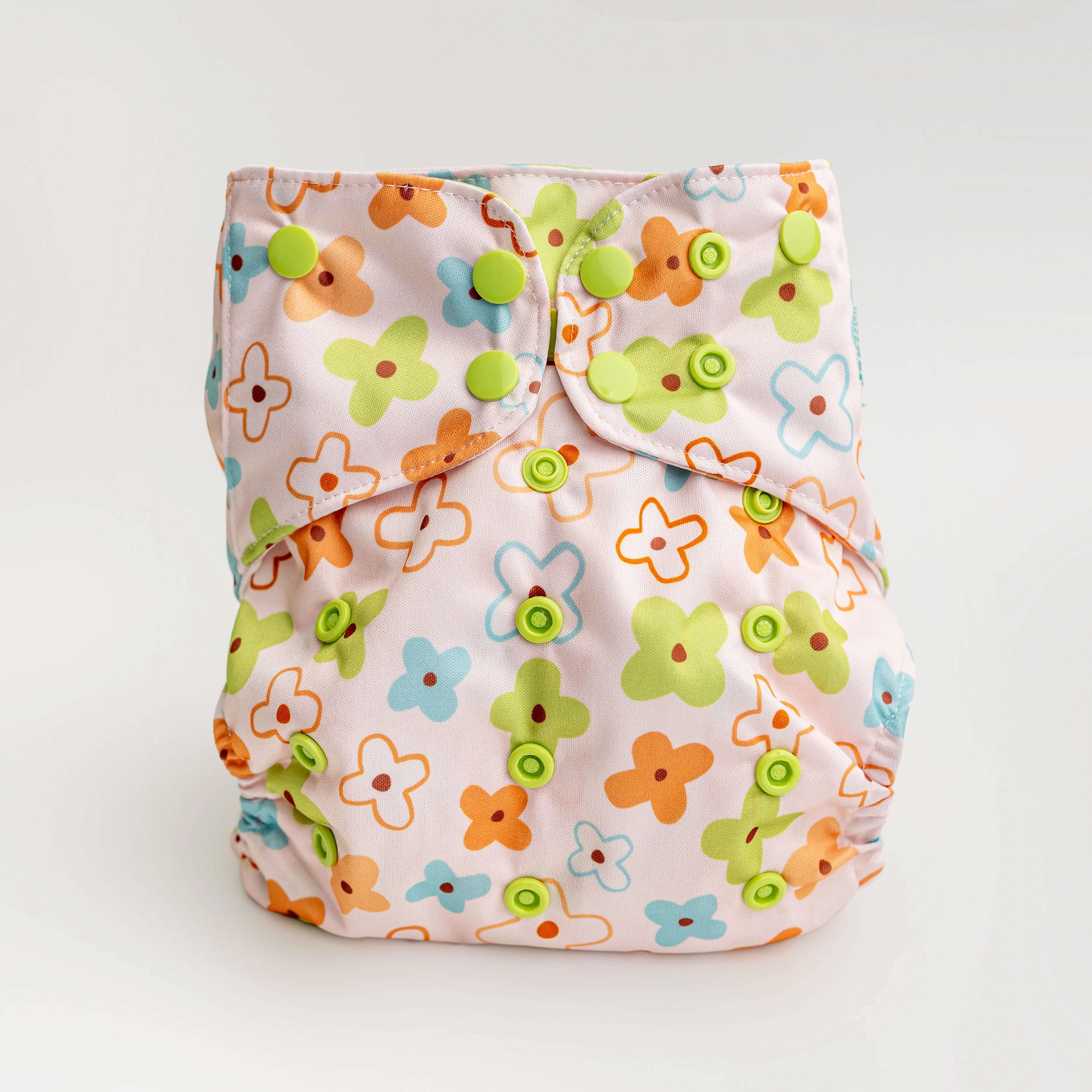 Floral: Essentials Pocket Cloth Diaper with Athletic Wicking Jersey, Grows with your Baby - Image 77