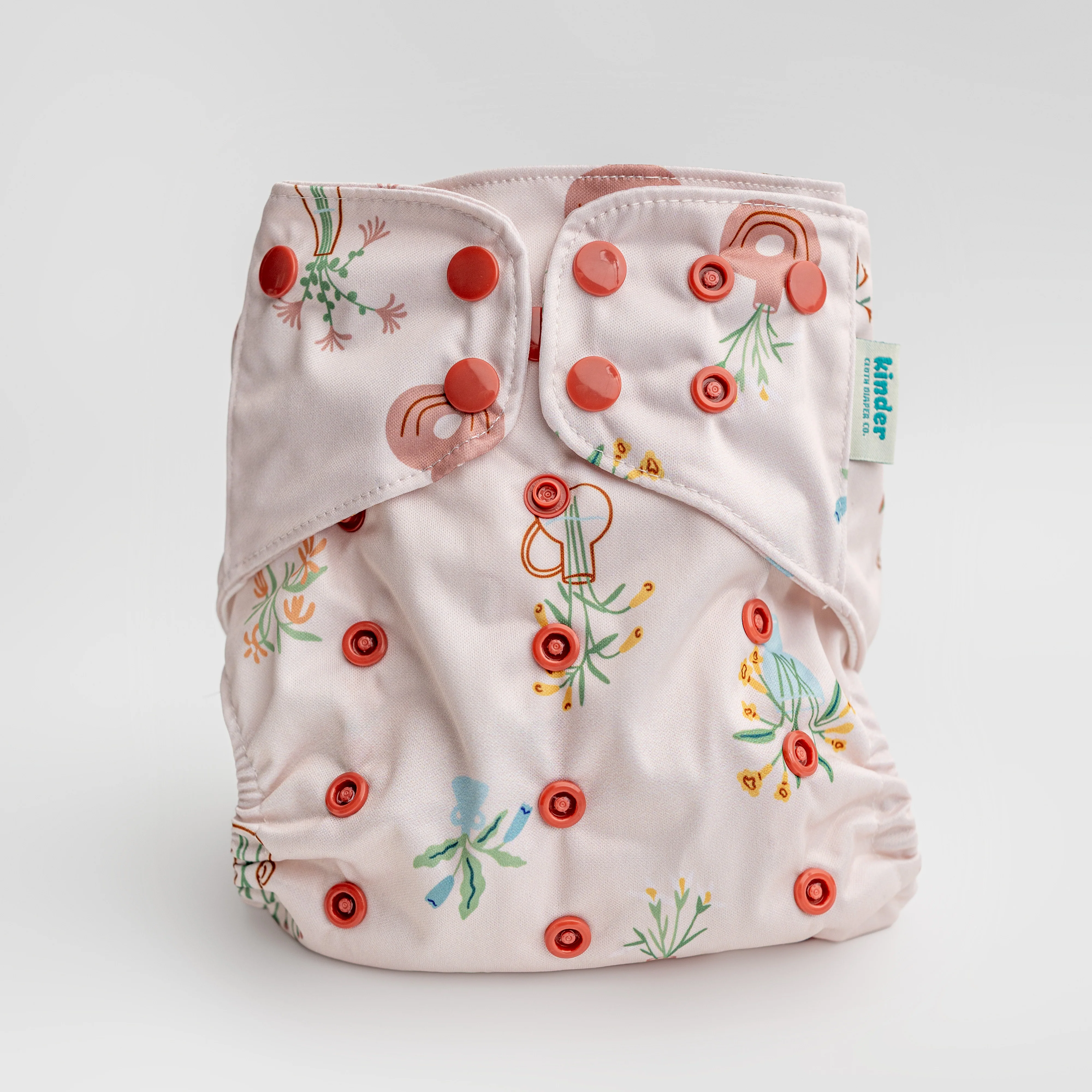 Floral: Essentials Pocket Cloth Diaper with Athletic Wicking Jersey, Grows with your Baby - Image 81