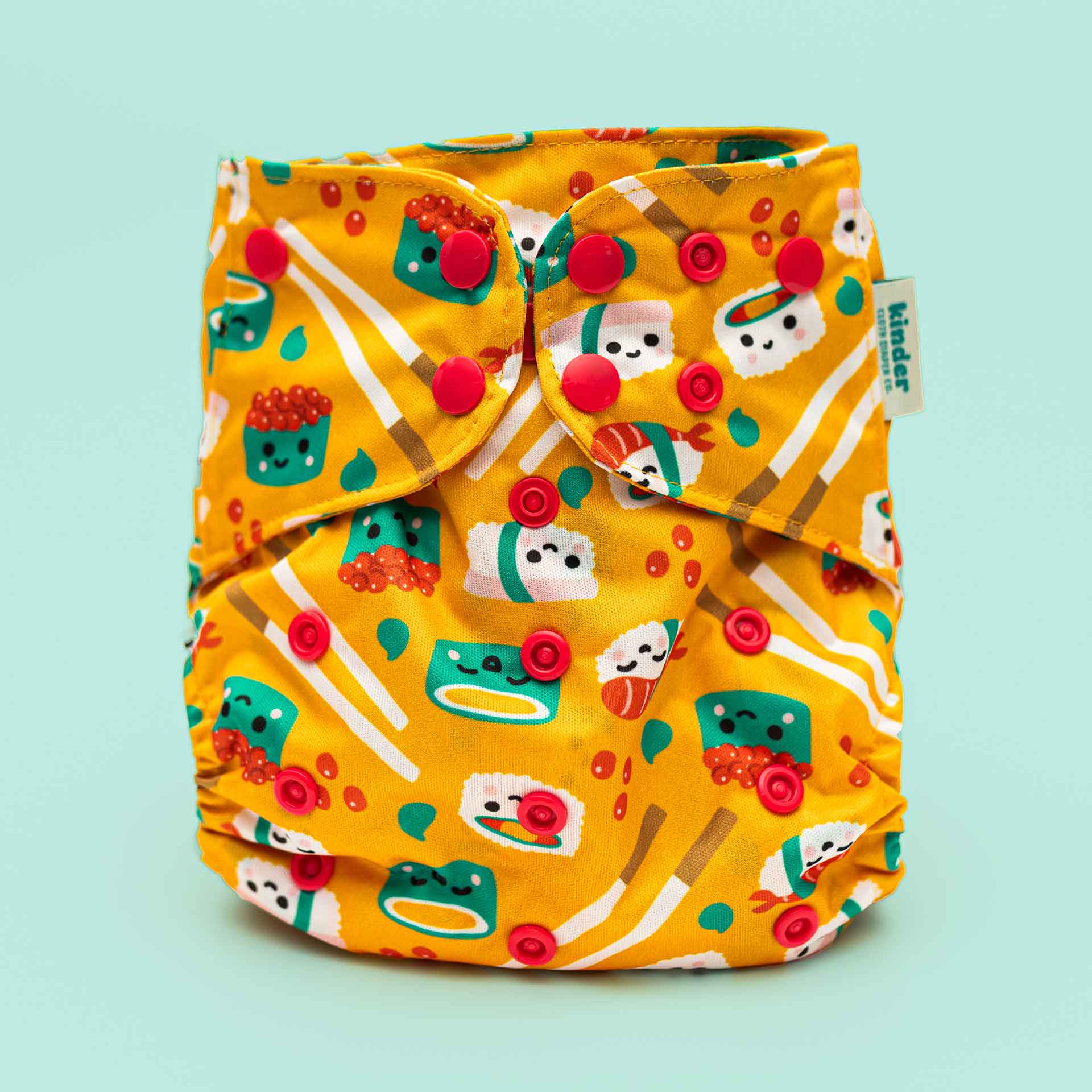 Food: Essentials Pocket Cloth Diaper with Athletic Wicking Jersey, Grows with your Baby - Image 19