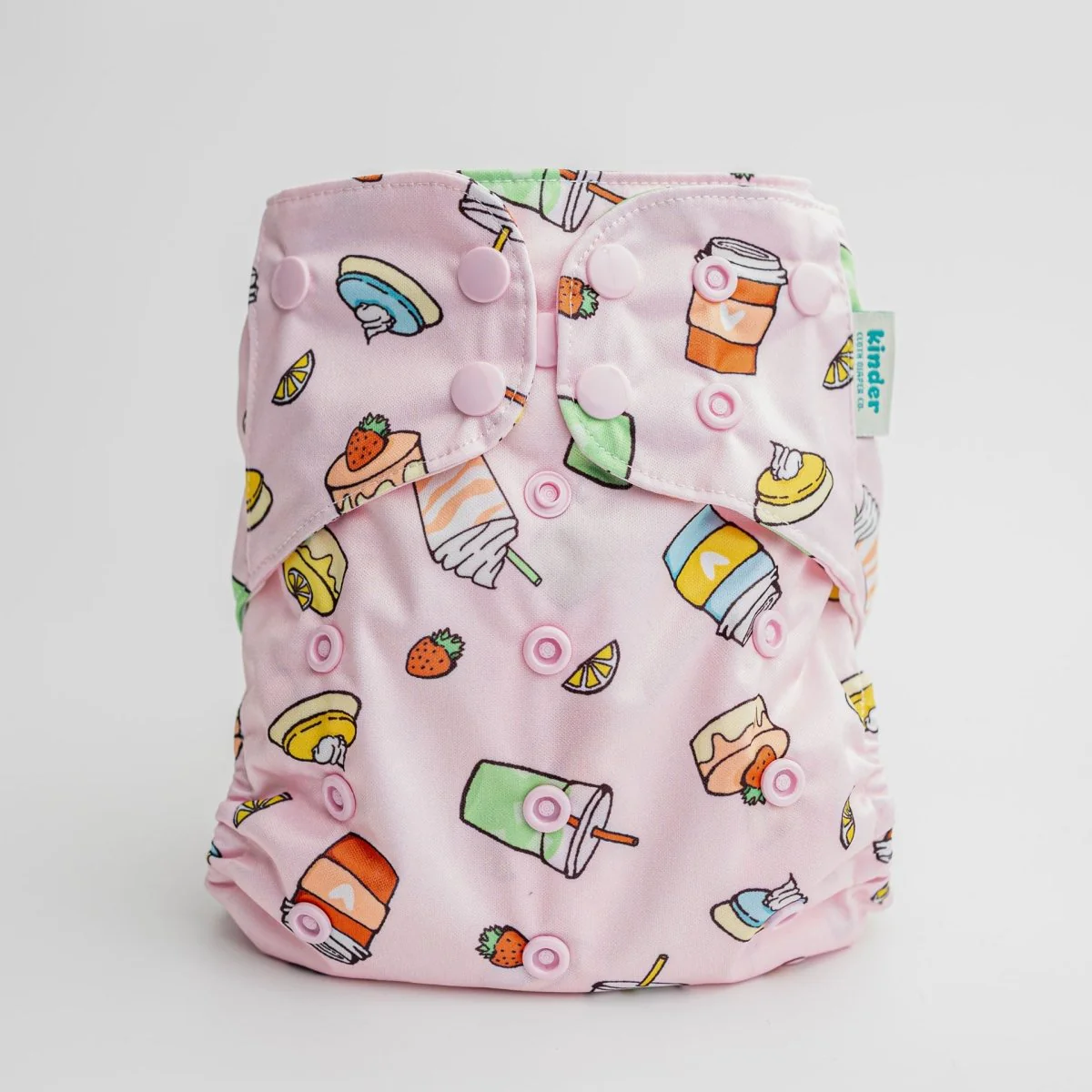 Food: Essentials Pocket Cloth Diaper with Athletic Wicking Jersey, Grows with your Baby - Image 45