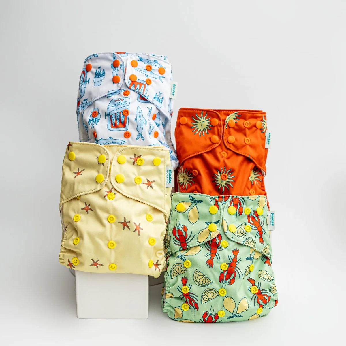 Food: Essentials Pocket Cloth Diaper with Athletic Wicking Jersey, Grows with your Baby - Image 60