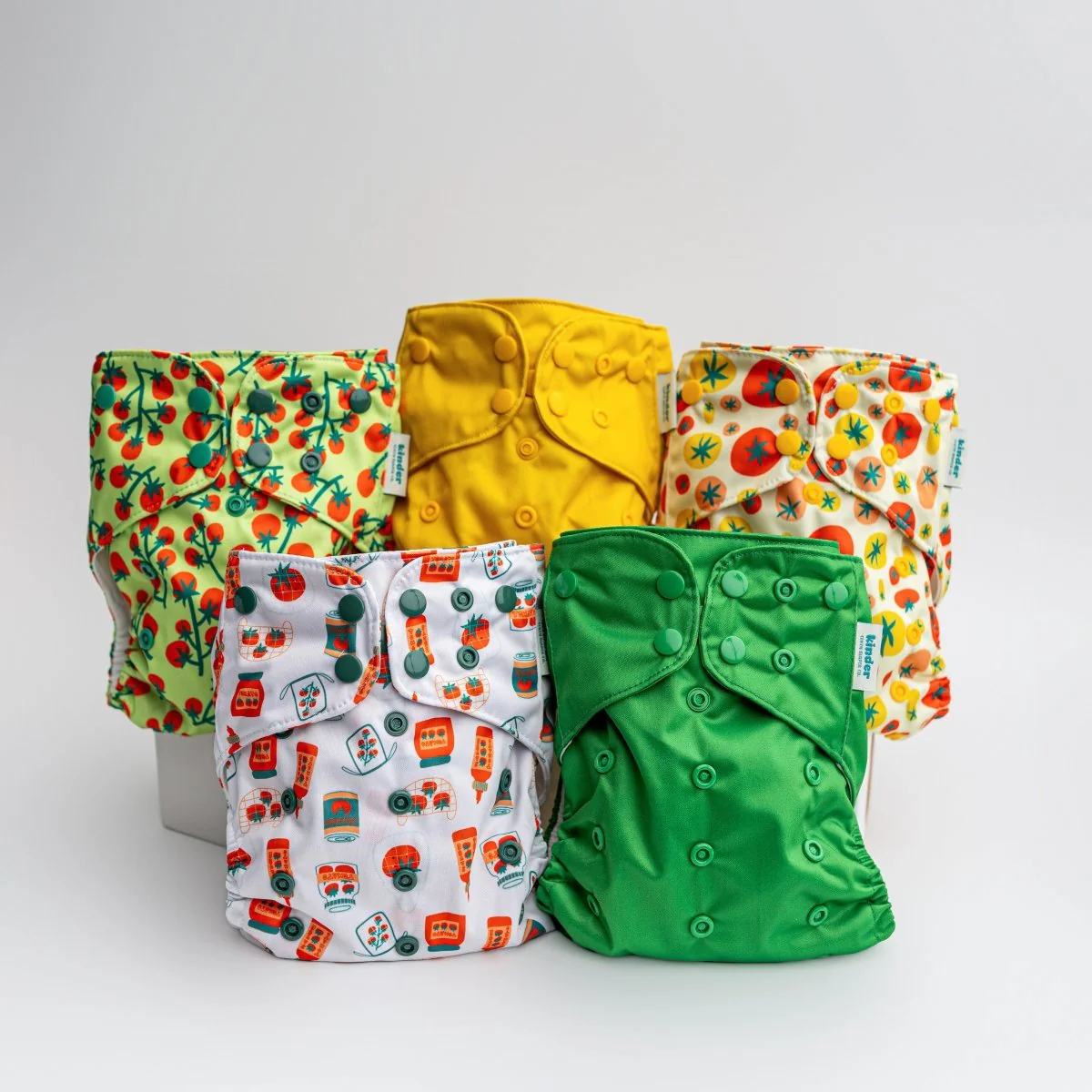 Food: Essentials Pocket Cloth Diaper with Athletic Wicking Jersey, Grows with your Baby - Image 61