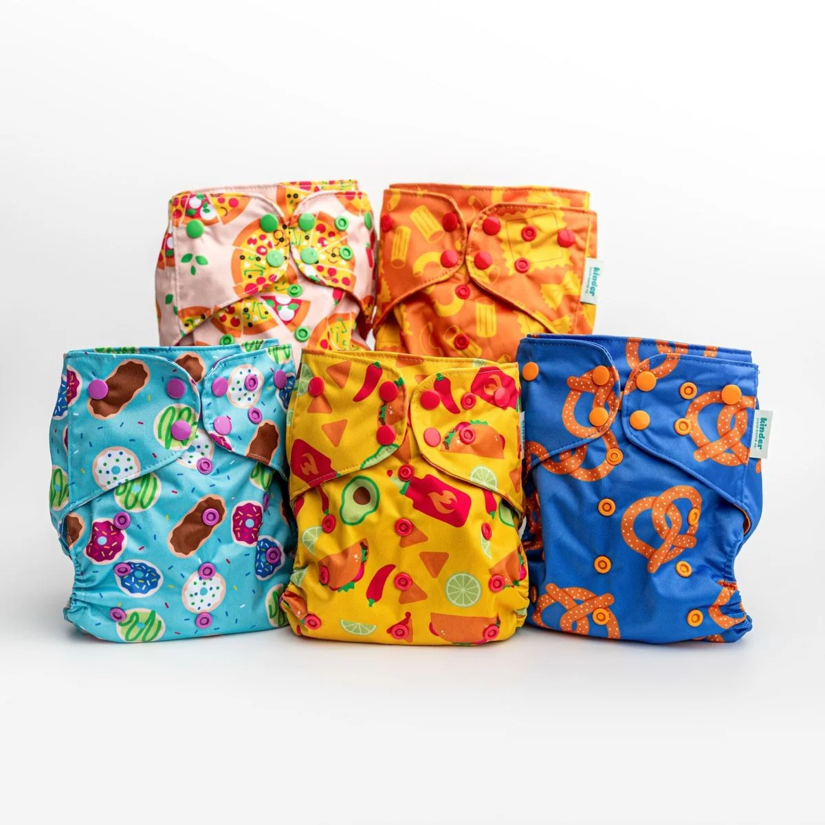 Food: Essentials Pocket Cloth Diaper with Athletic Wicking Jersey, Grows with your Baby - Image 7