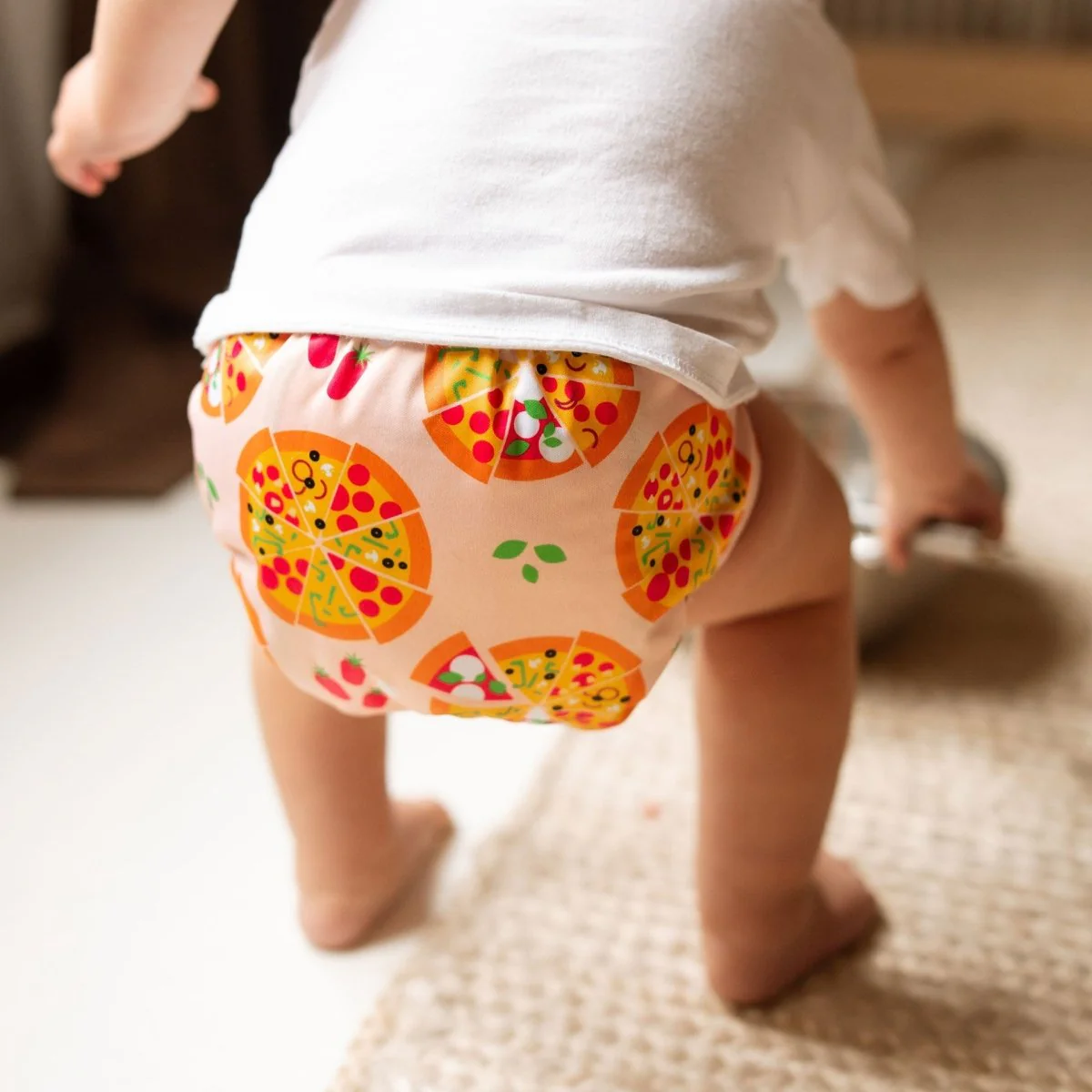 Food: Essentials Pocket Cloth Diaper with Athletic Wicking Jersey, Grows with your Baby - Image 8