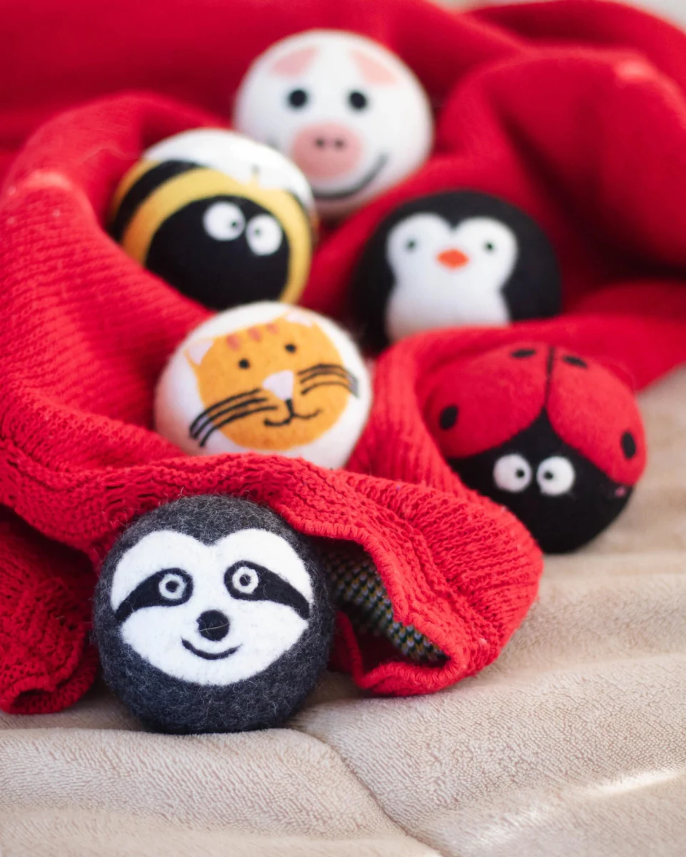 Reusable Wool Dryer Balls, Hand Made Eco Friendly - Image 18