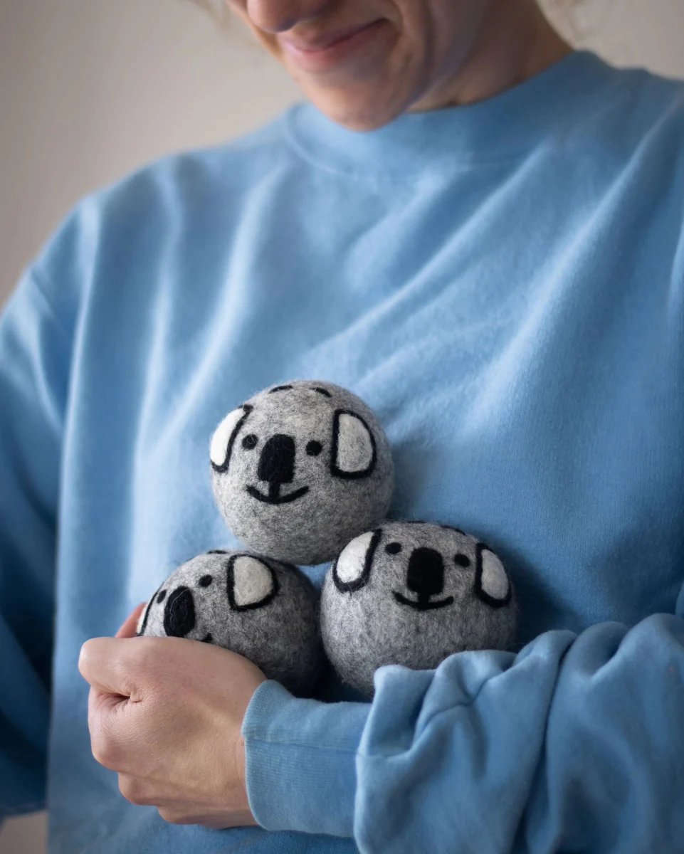 Reusable Wool Dryer Balls, Hand Made Eco Friendly - Image 20