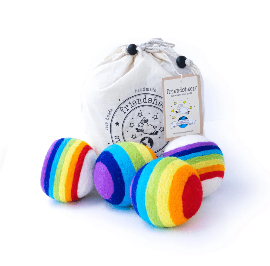 Reusable Wool Dryer Balls, Hand Made Eco Friendly - Image 4