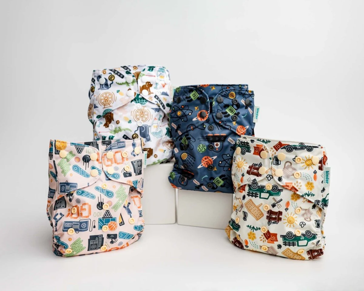 Hobby and Interests: Essentials Pocket Cloth Diaper with Athletic Wicking Jersey, Grows with your Baby - Image 35