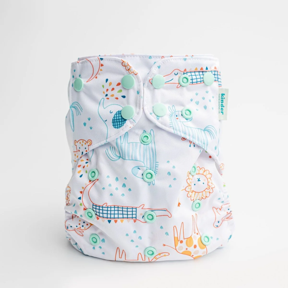 Animals and Insects: Essentials Pocket Cloth Diaper with Athletic Wicking Jersey, Grows with your Baby - Image 103