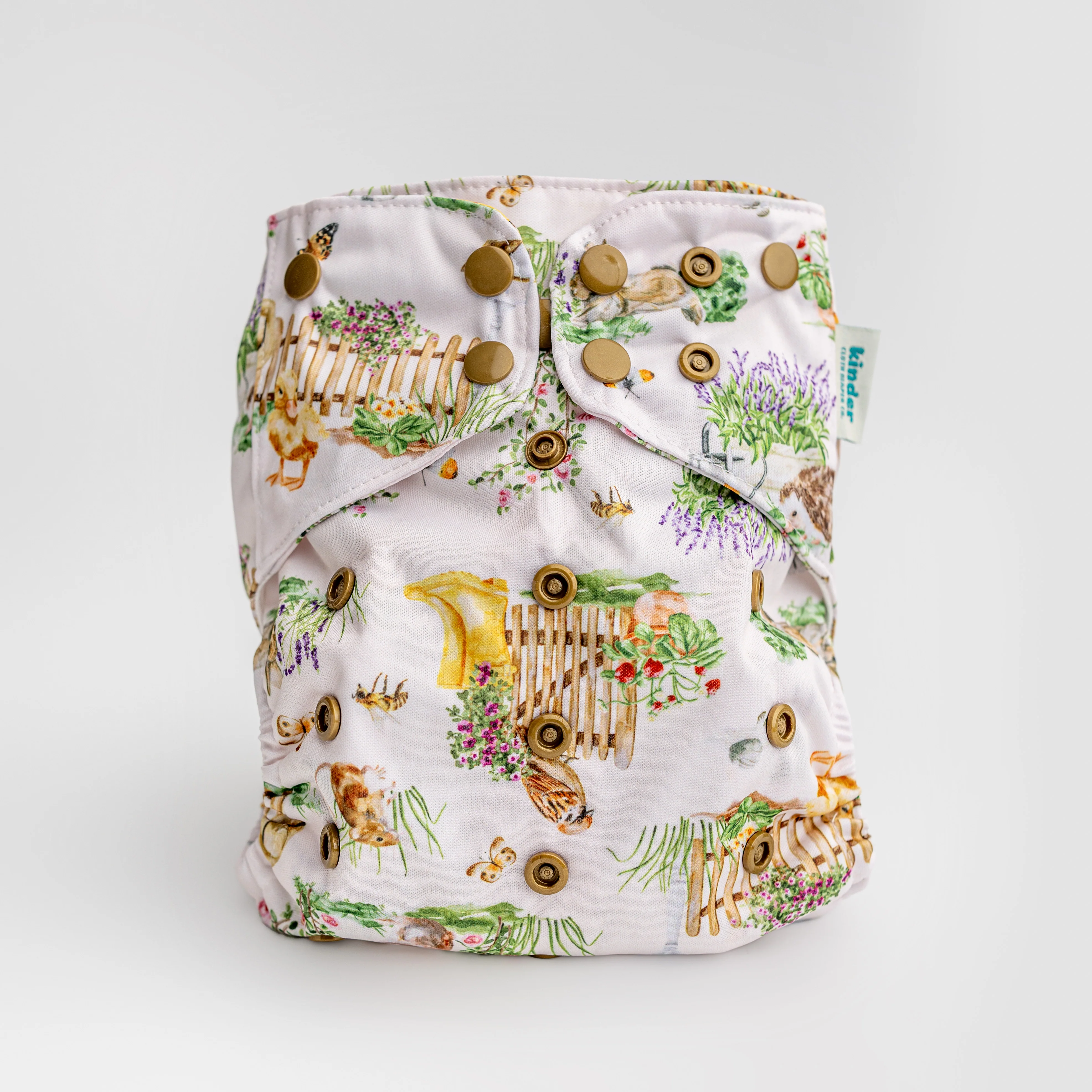 Animals and Insects: Essentials Pocket Cloth Diaper with Athletic Wicking Jersey, Grows with your Baby - Image 123