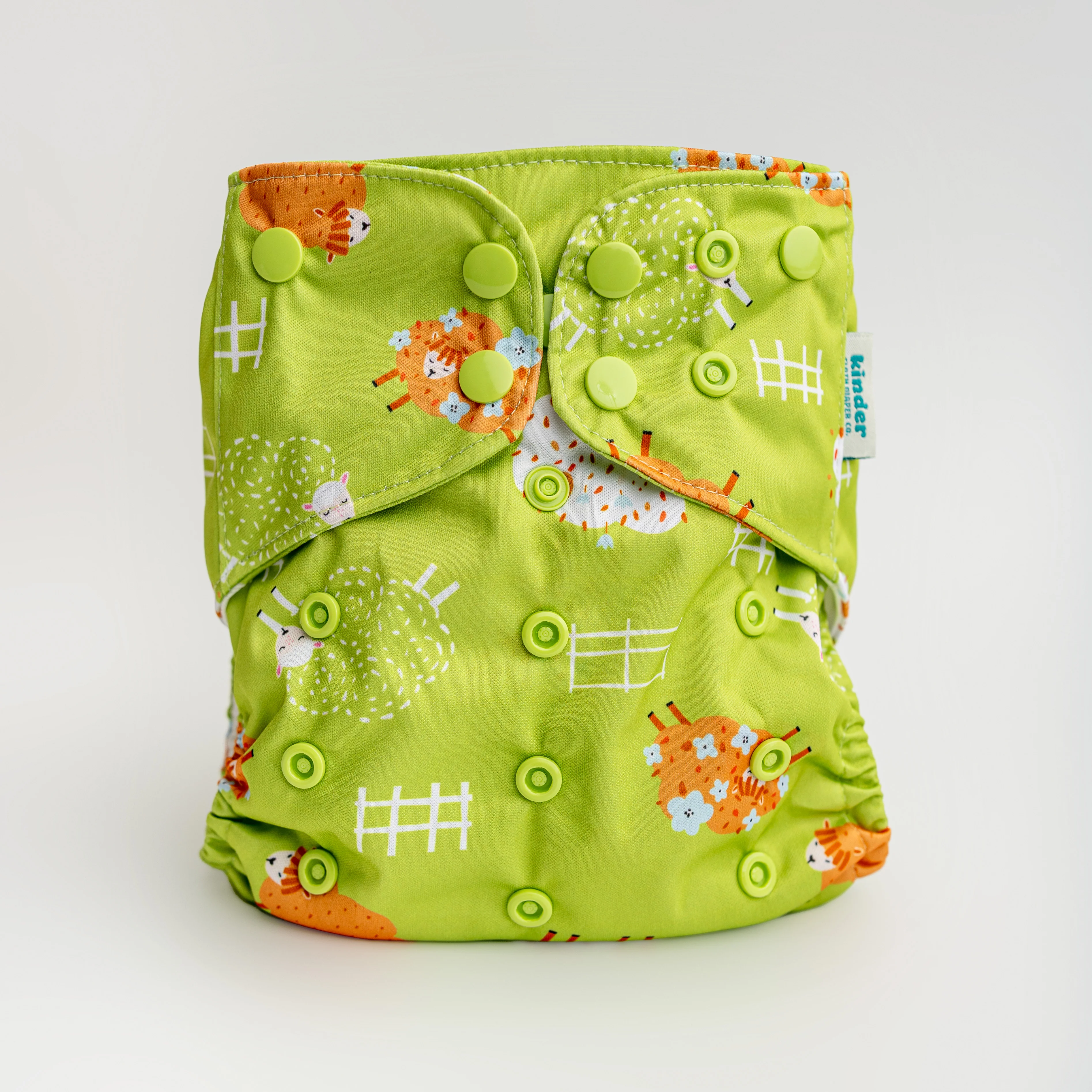 Animals and Insects: Essentials Pocket Cloth Diaper with Athletic Wicking Jersey, Grows with your Baby - Image 129