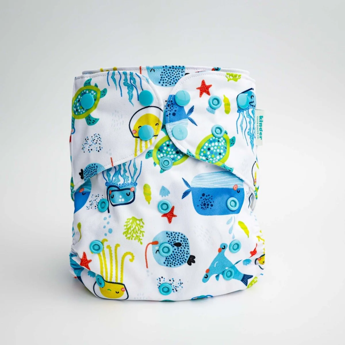 Animals and Insects: Essentials Pocket Cloth Diaper with Athletic Wicking Jersey, Grows with your Baby - Image 51
