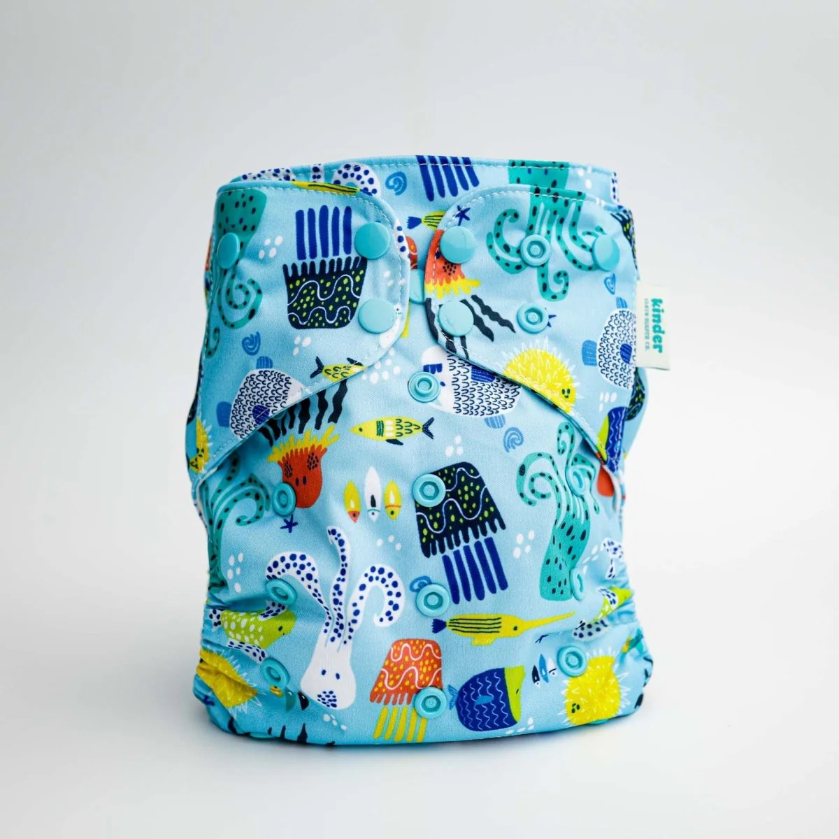 Animals and Insects: Essentials Pocket Cloth Diaper with Athletic Wicking Jersey, Grows with your Baby - Image 52