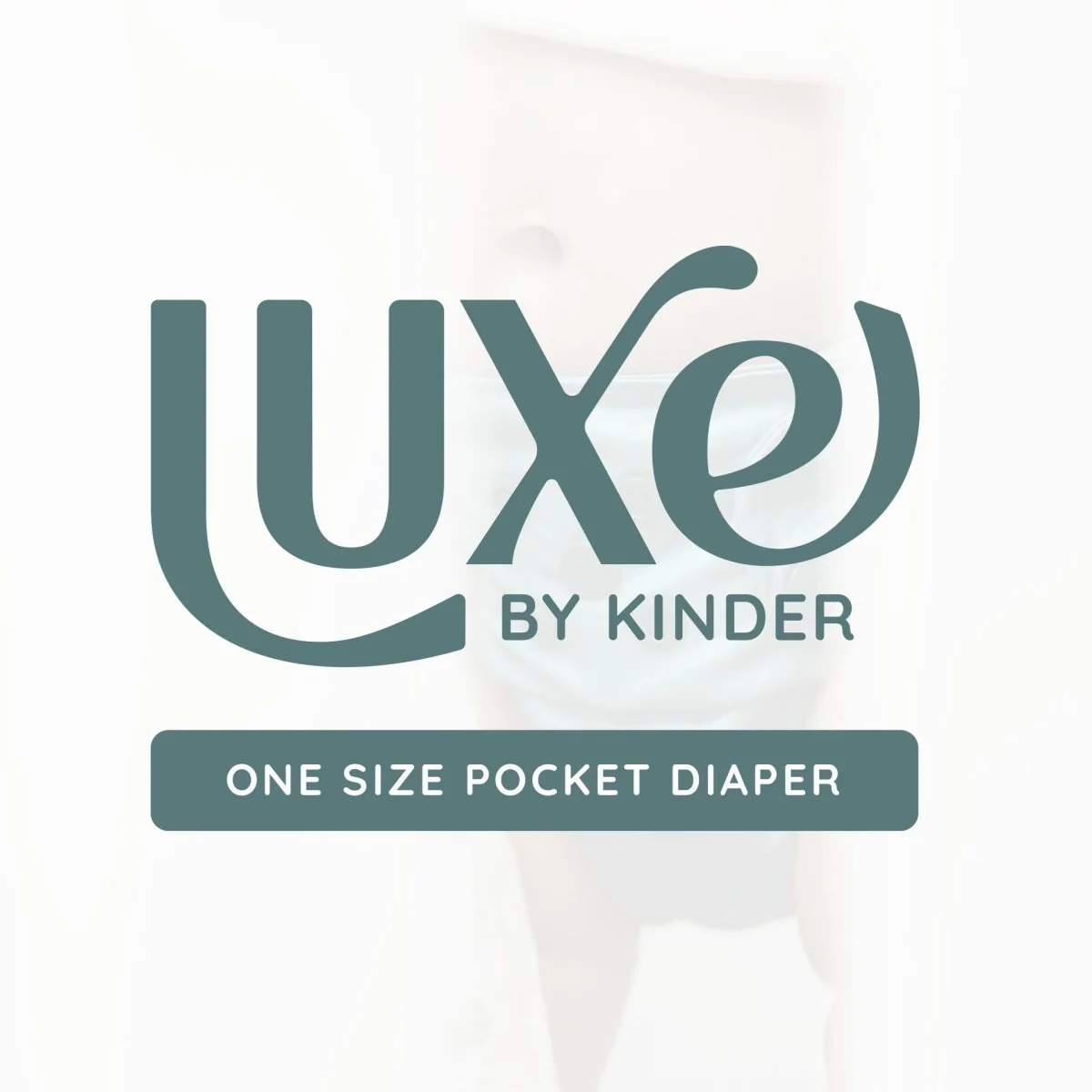 Luxe Pocket Cloth Diaper with Dual Inner Gussets and Athletic Wicking Jersey - Image 3