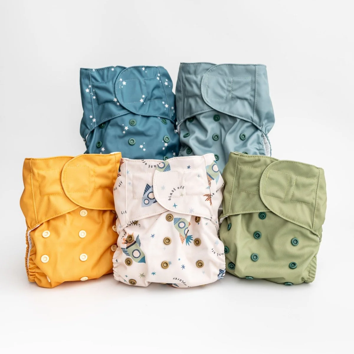 Luxe Pocket Cloth Diaper with Dual Inner Gussets and Athletic Wicking Jersey - Image 111