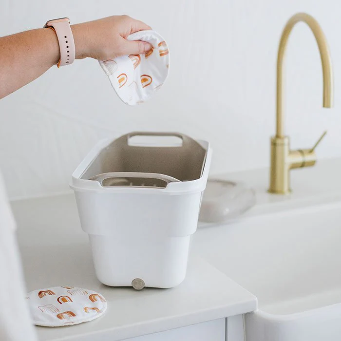 Mini Strucket Interlocking Strainer Bucket with Plug and Lid - Image 8