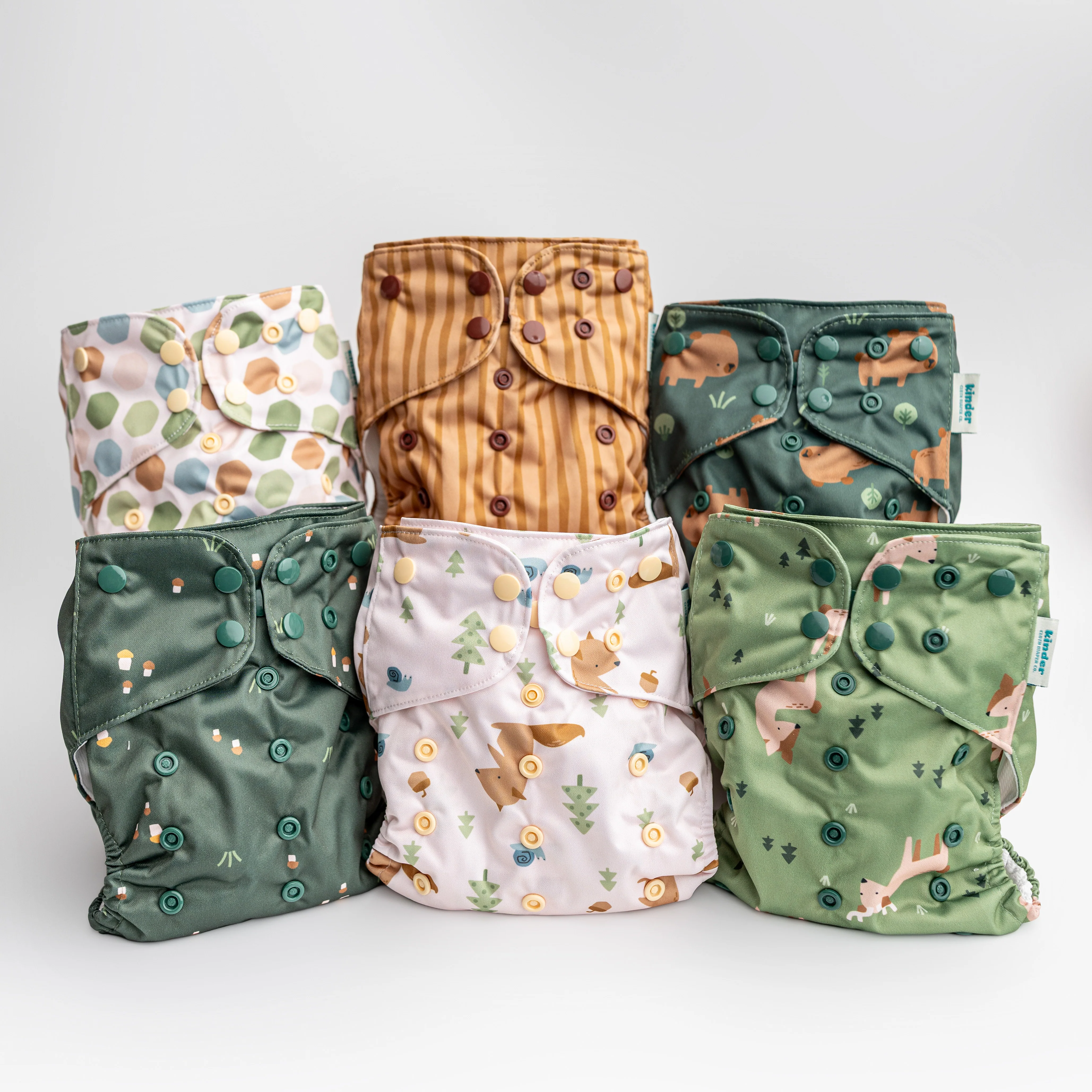 Nature: Essentials Pocket Cloth Diaper with Athletic Wicking Jersey, Grows with your Baby - Image 106