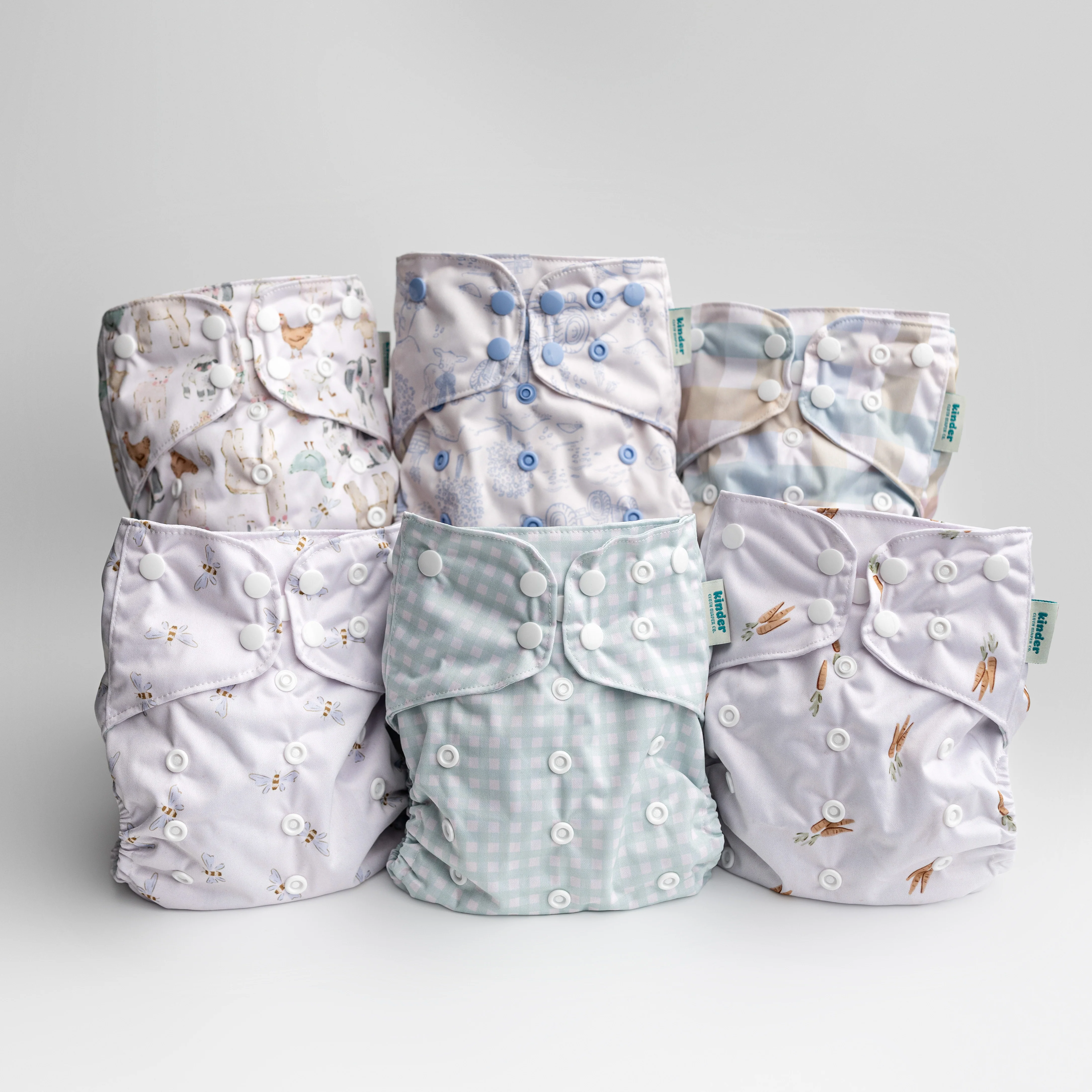 Nature: Essentials Pocket Cloth Diaper with Athletic Wicking Jersey, Grows with your Baby - Image 108