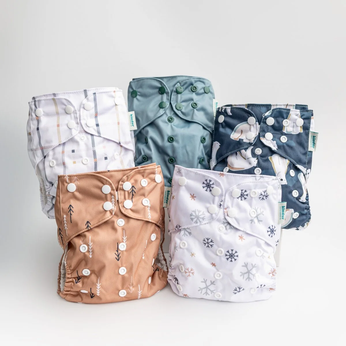 Nature: Essentials Pocket Cloth Diaper with Athletic Wicking Jersey, Grows with your Baby - Image 109