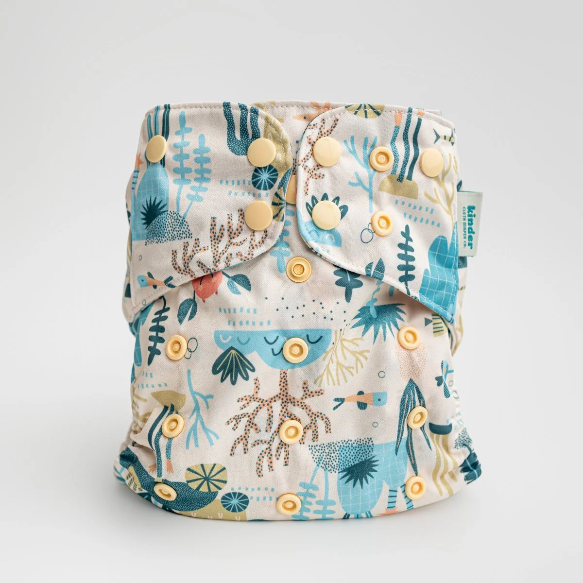 Nature: Essentials Pocket Cloth Diaper with Athletic Wicking Jersey, Grows with your Baby - Image 119
