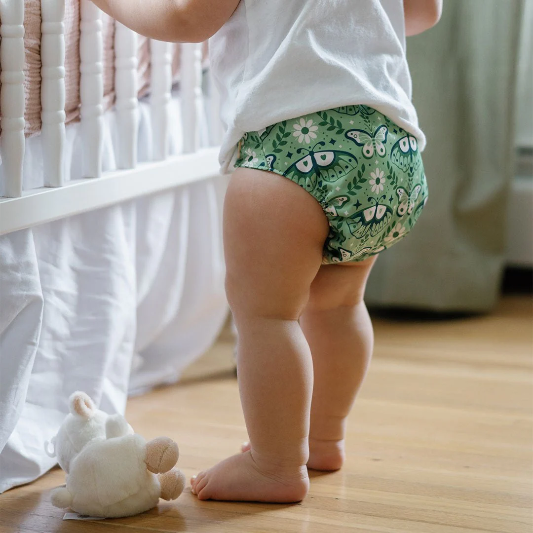 Nature: Essentials Pocket Cloth Diaper with Athletic Wicking Jersey, Grows with your Baby - Image 52