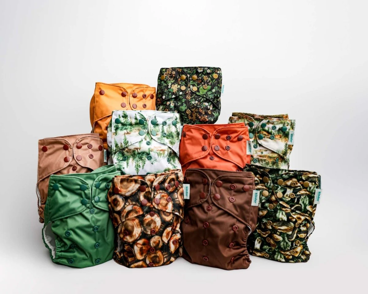 Nature: Essentials Pocket Cloth Diaper with Athletic Wicking Jersey, Grows with your Baby - Image 61