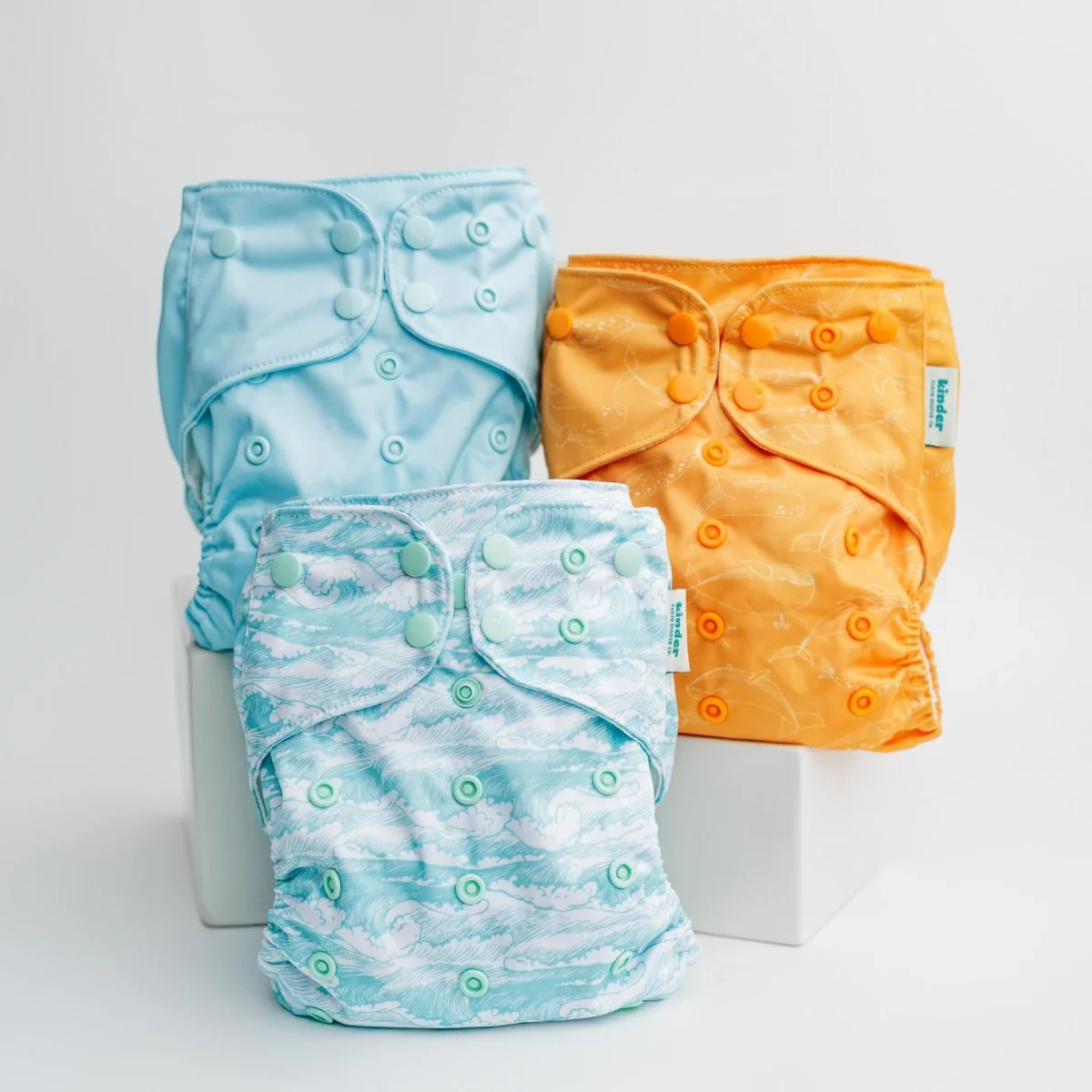 Nature: Essentials Pocket Cloth Diaper with Athletic Wicking Jersey, Grows with your Baby - Image 71