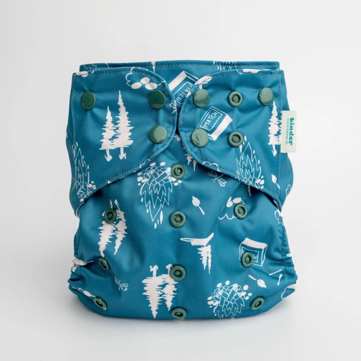 Nature: Essentials Pocket Cloth Diaper with Athletic Wicking Jersey, Grows with your Baby - Image 75