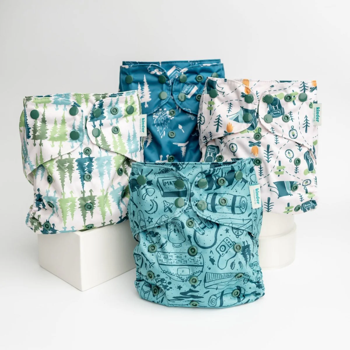 Nature: Essentials Pocket Cloth Diaper with Athletic Wicking Jersey, Grows with your Baby - Image 80