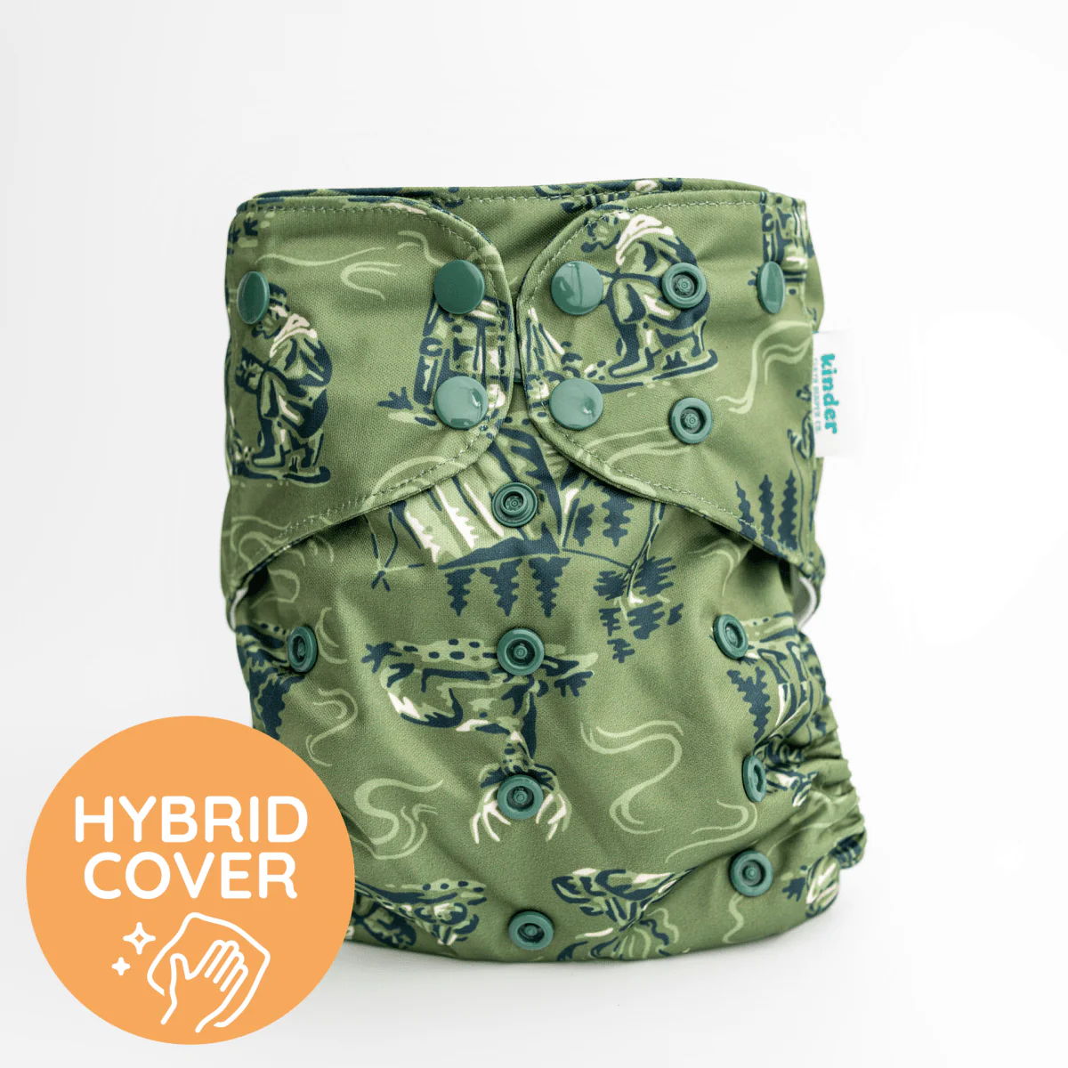 Essentials Hybrid Wipeable Diaper Cover in Prints - Image 15