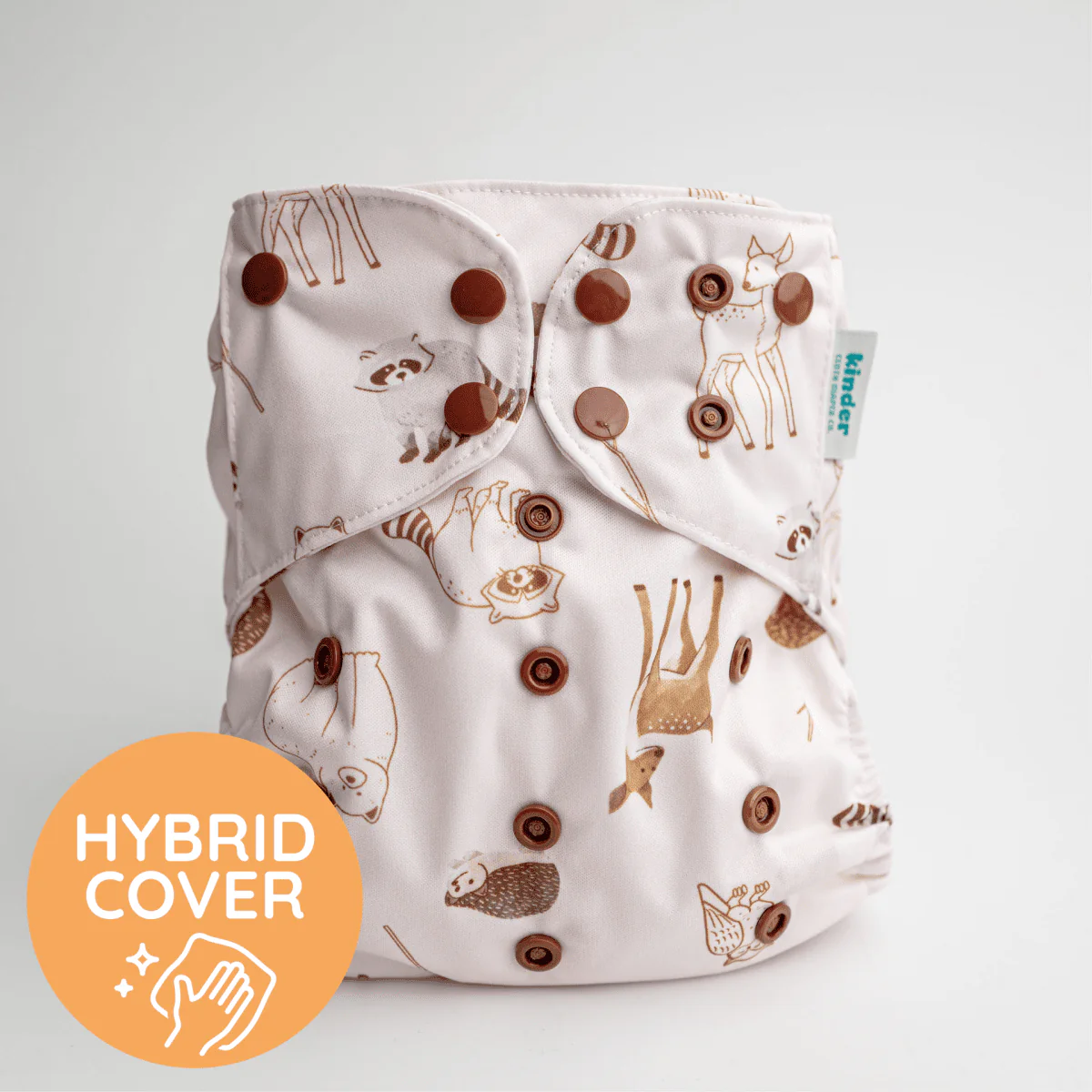 Essentials Hybrid Wipeable Diaper Cover in Prints - Image 18