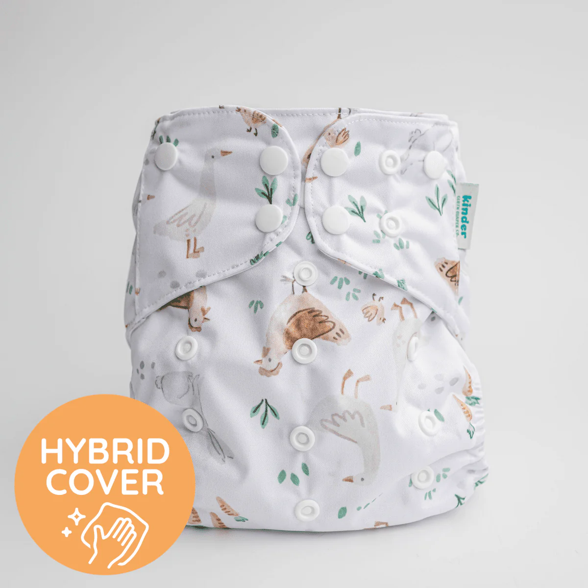 Essentials Hybrid Wipeable Diaper Cover in Prints - Image 21