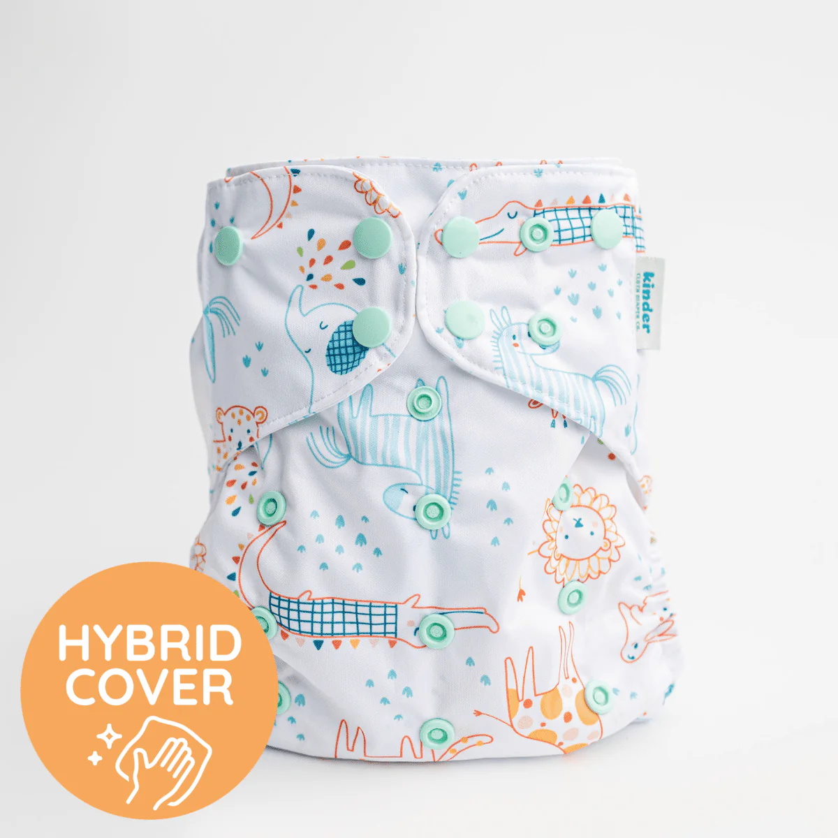 Essentials Hybrid Wipeable Diaper Cover in Prints - Image 22
