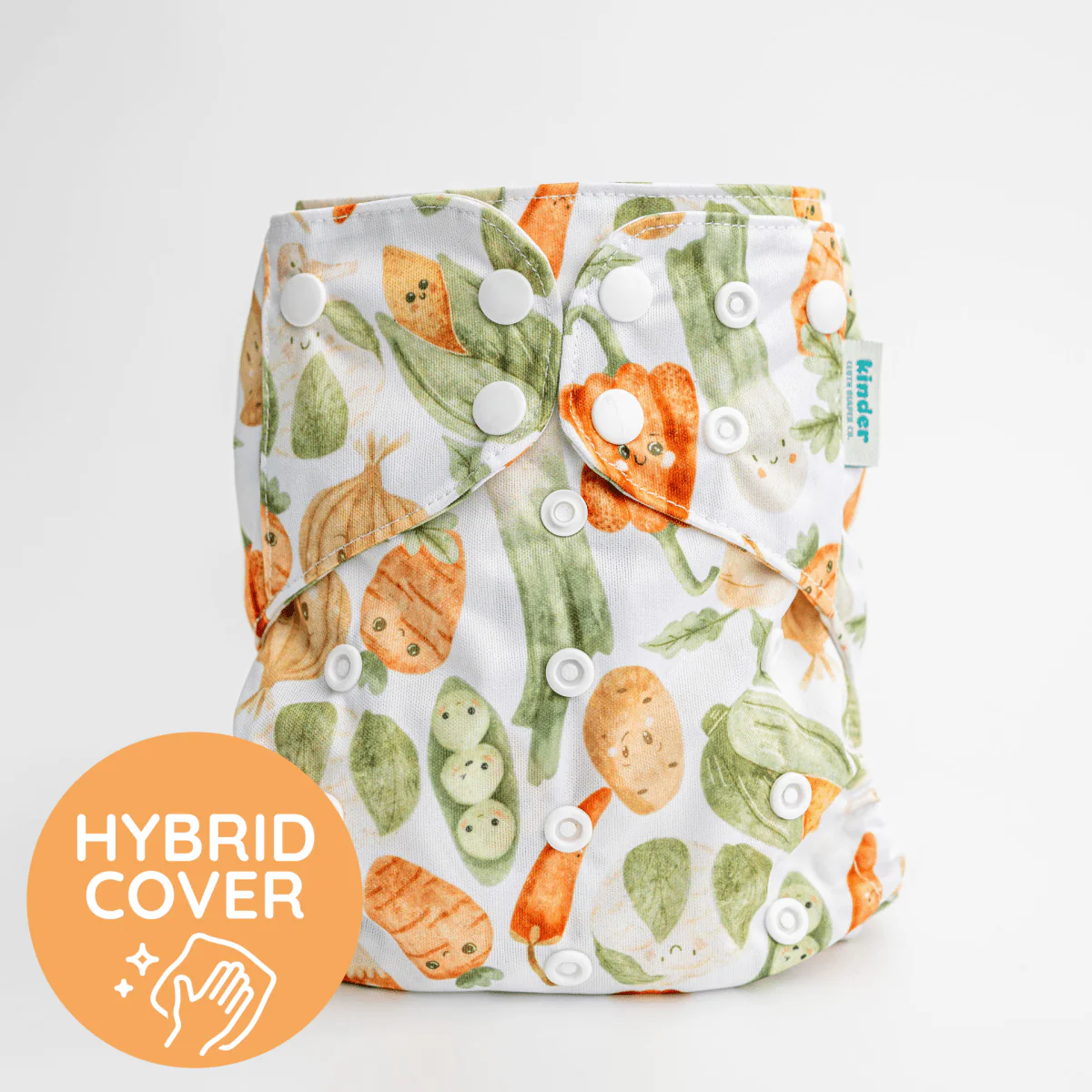 Essentials Hybrid Wipeable Diaper Cover in Prints - Image 23