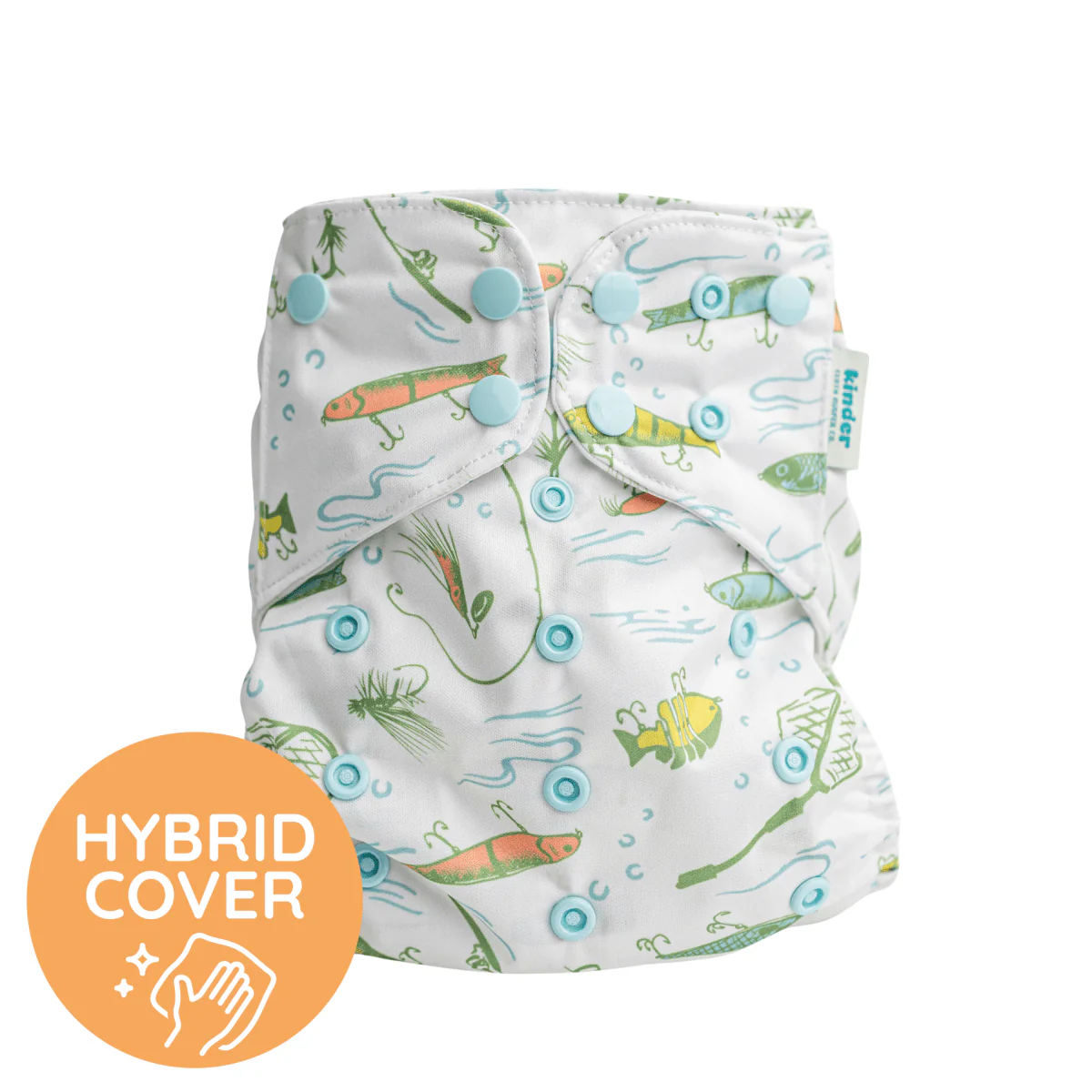 Essentials Hybrid Wipeable Diaper Cover in Prints - Image 25