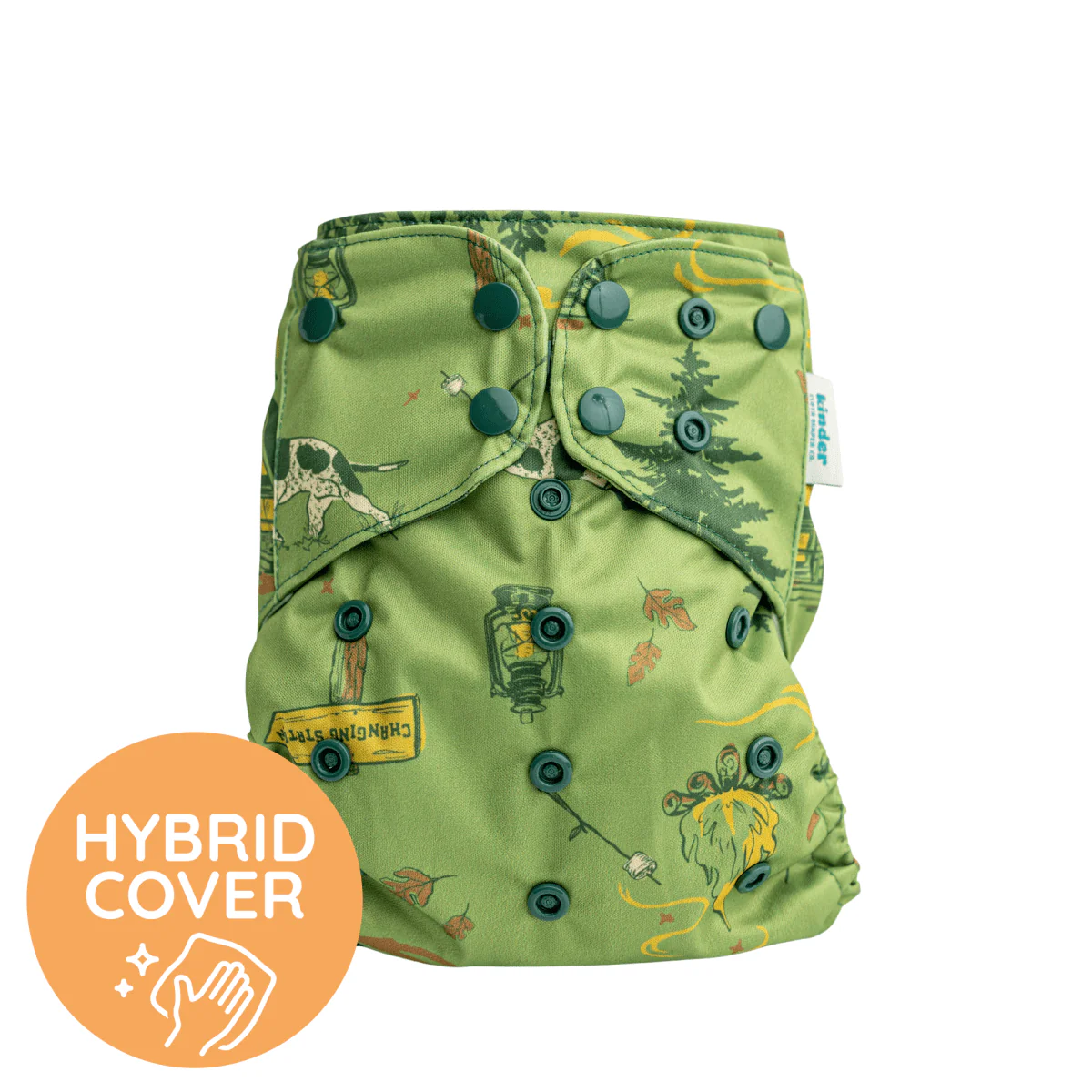 Essentials Hybrid Wipeable Diaper Cover in Prints - Image 26