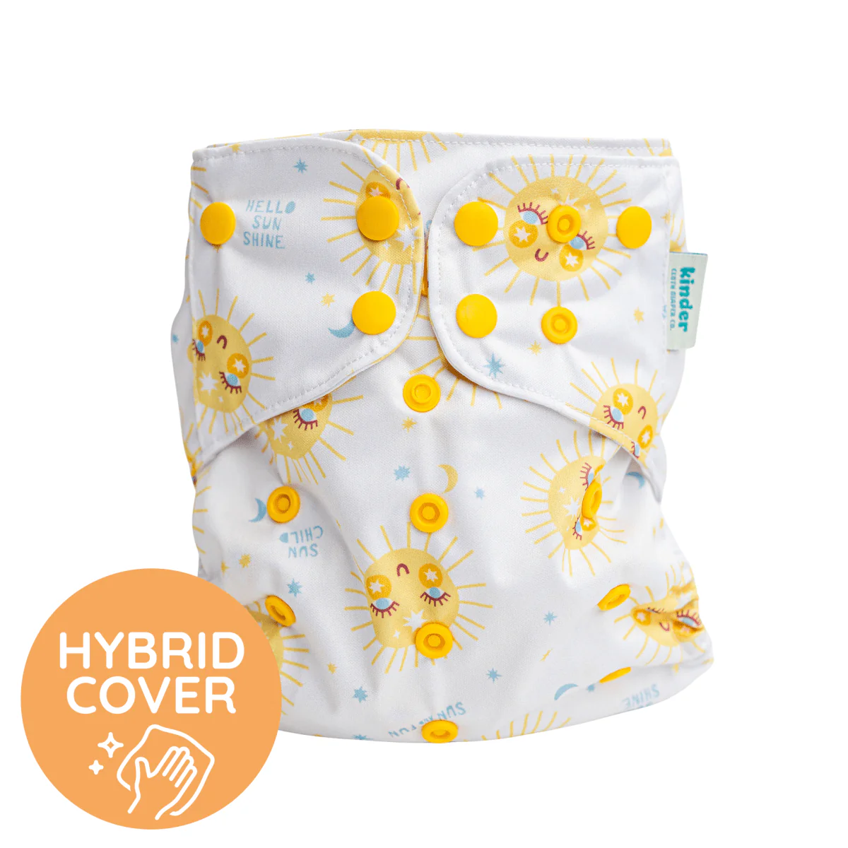 Essentials Hybrid Wipeable Diaper Cover in Prints - Image 27