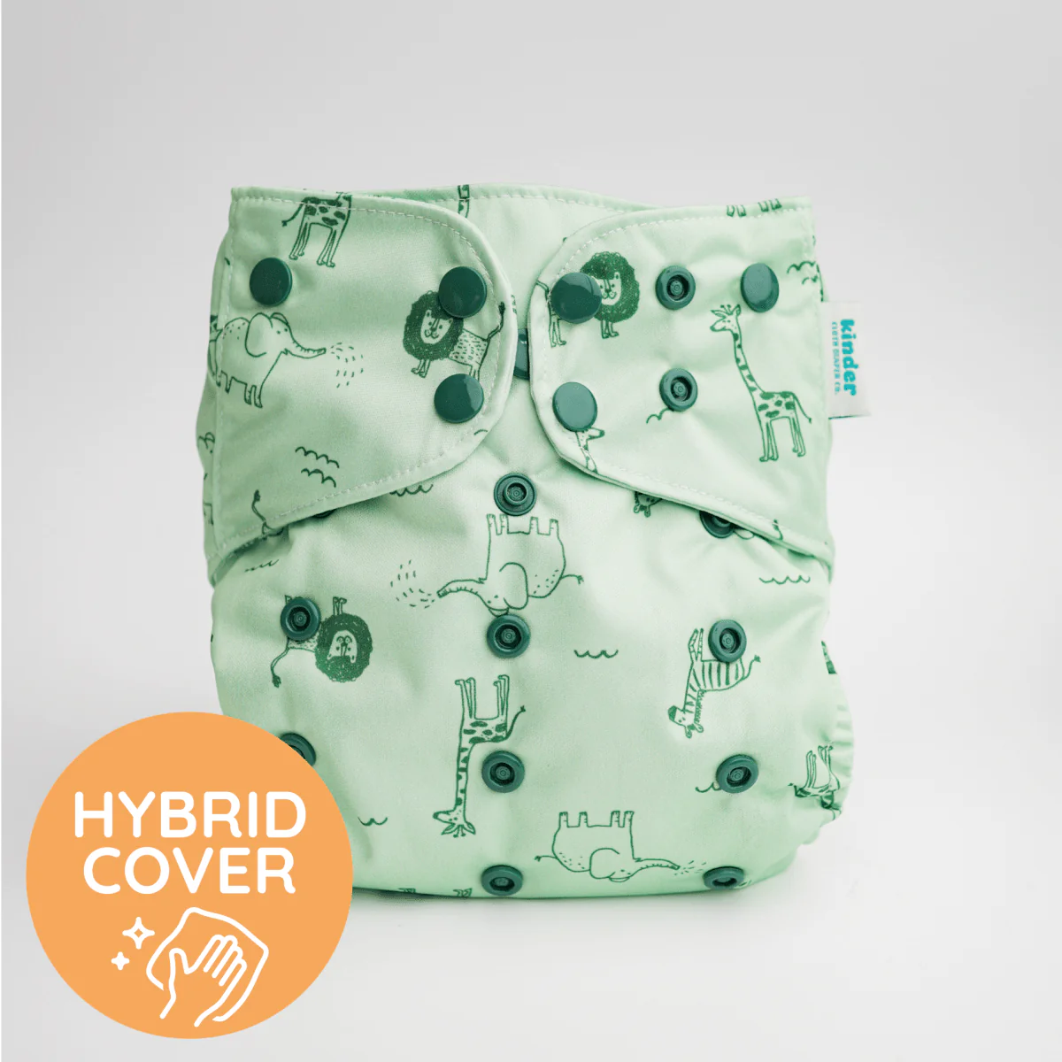 Essentials Hybrid Wipeable Diaper Cover in Prints - Image 29