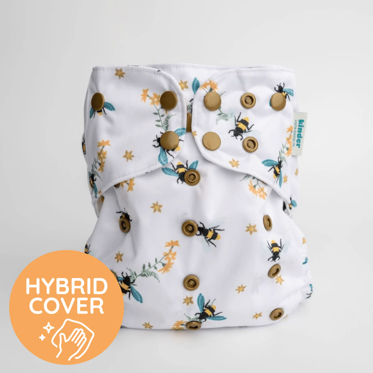 Essentials Hybrid Wipeable Diaper Cover in Prints - Image 33