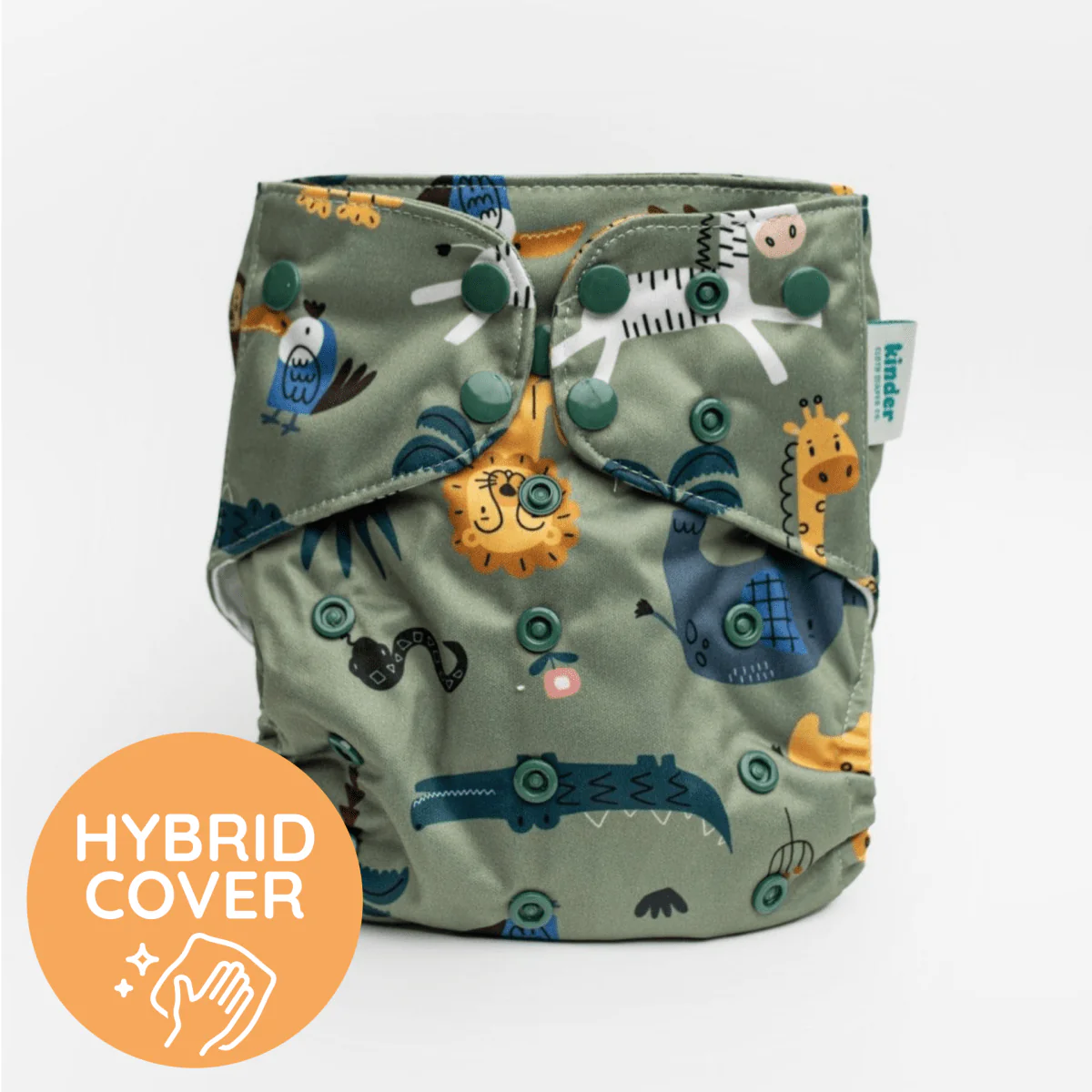 Essentials Hybrid Wipeable Diaper Cover in Prints - Image 34