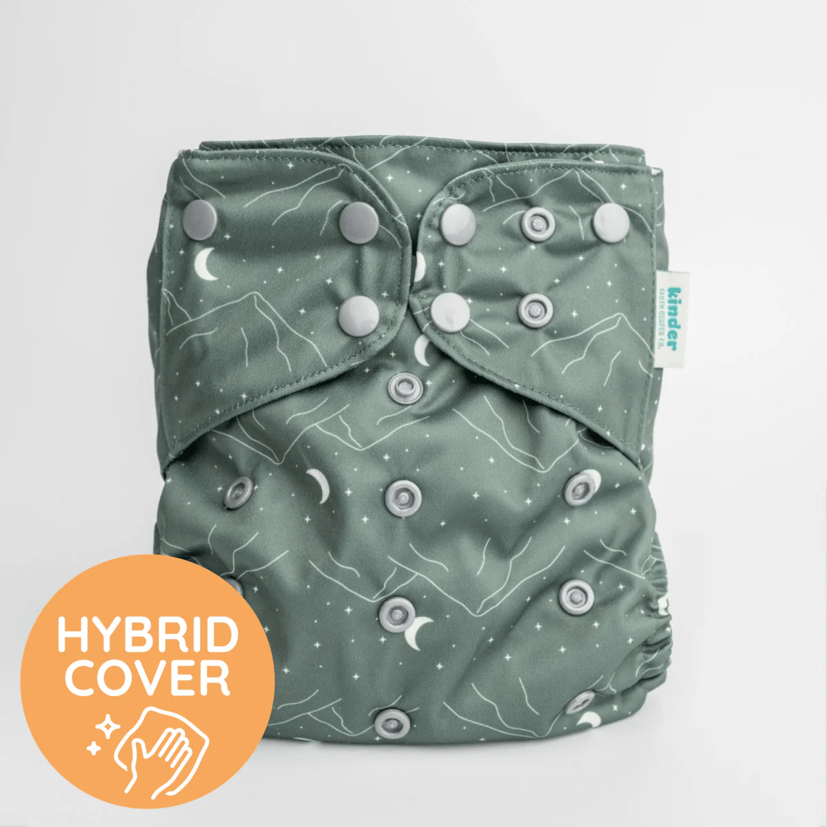 Essentials Hybrid Wipeable Diaper Cover in Prints - Image 35