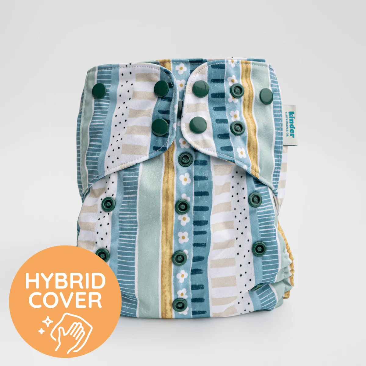 Essentials Hybrid Wipeable Diaper Cover in Prints - Image 37