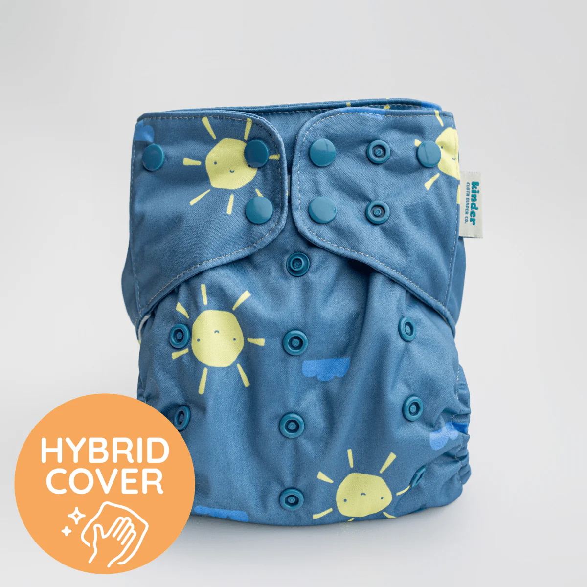 Essentials Hybrid Wipeable Diaper Cover in Prints - Image 39