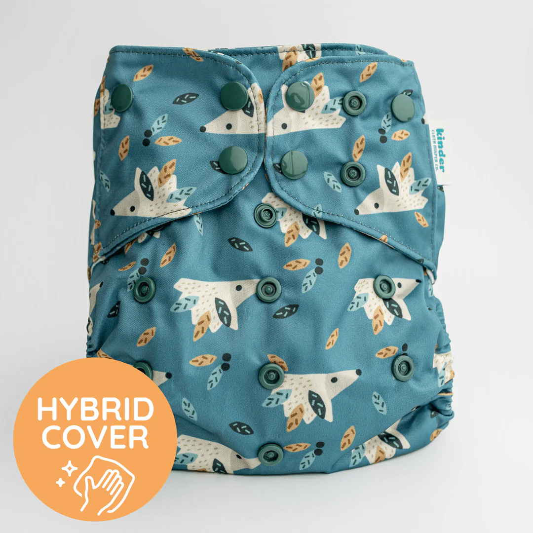 Essentials Hybrid Wipeable Diaper Cover in Prints - Image 4