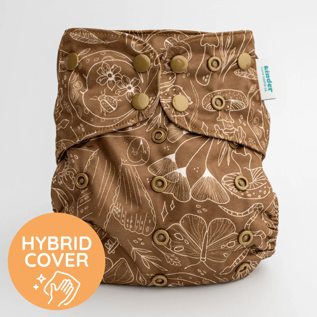 Essentials Hybrid Wipeable Diaper Cover in Prints - Image 5