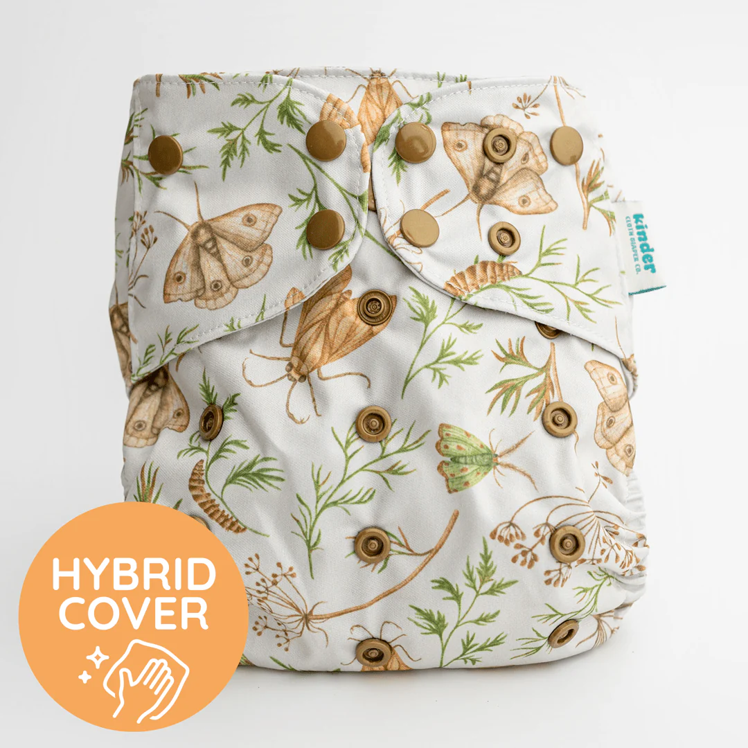 Essentials Hybrid Wipeable Diaper Cover in Prints - Image 6