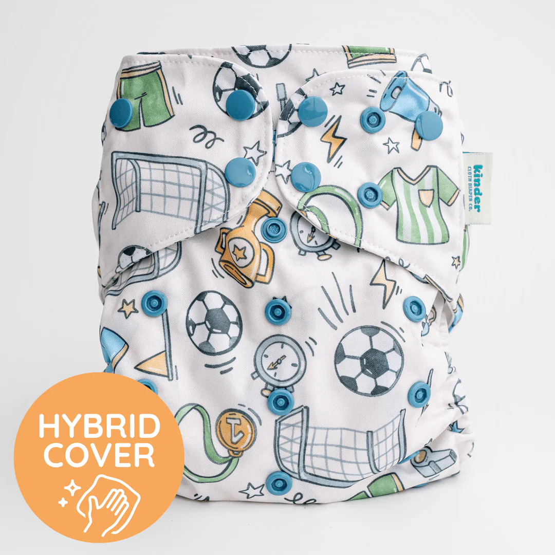 Essentials Hybrid Wipeable Diaper Cover in Prints - Image 8