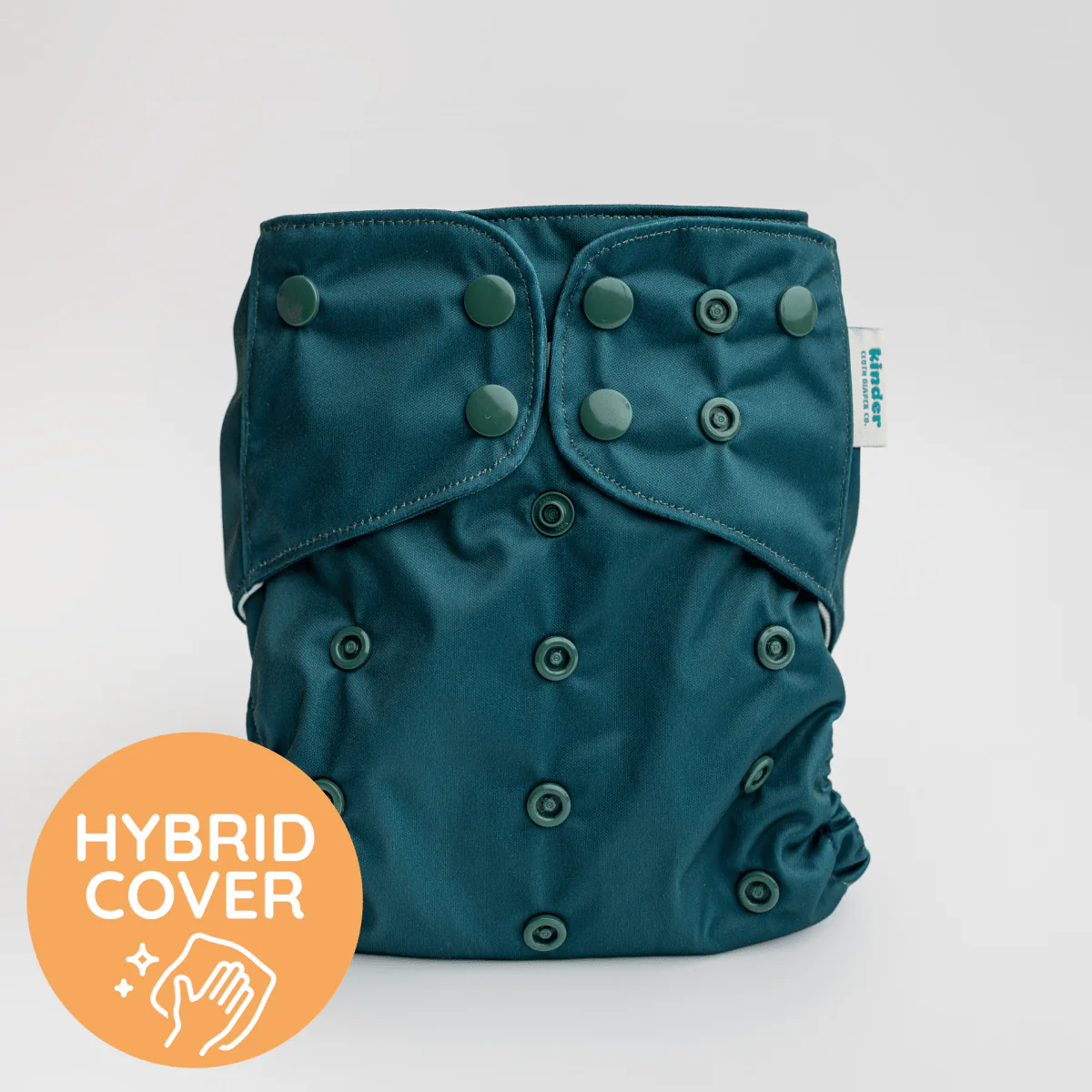 Solid Color: NEW Essentials Hybrid Wipeable Diaper Cover - Image 13
