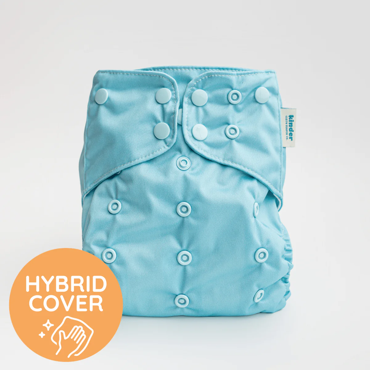Solid Color: NEW Essentials Hybrid Wipeable Diaper Cover - Image 14